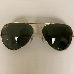 RayBan Aviator Large Metal Classic G-15 + Gold